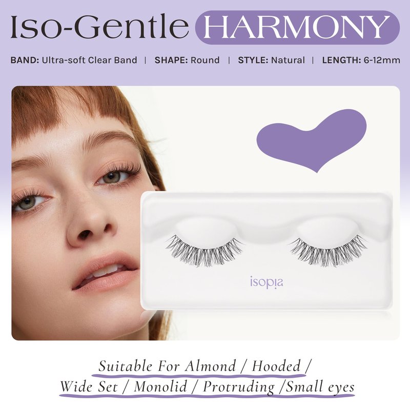 ISOPIA Fake Enyelashes,False eyelash,False Eyelash kit,best fake eyelashes,Wearing Starter Friendly Kit,Reusable,Cruelty-Free, Contact Lens Friendly