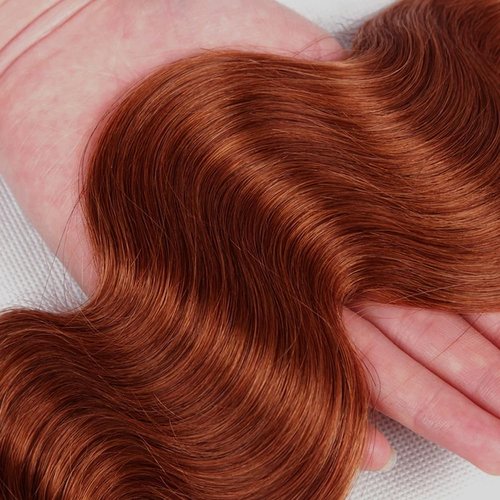 Giginger Bundles Human Hair 20 22 24 Inch Reddish Brown Body Wave Bundles Color 33 Human Hair Body Wave Unprocessed Quick Weave Soft Sewn In Hair Extensions for Black Women