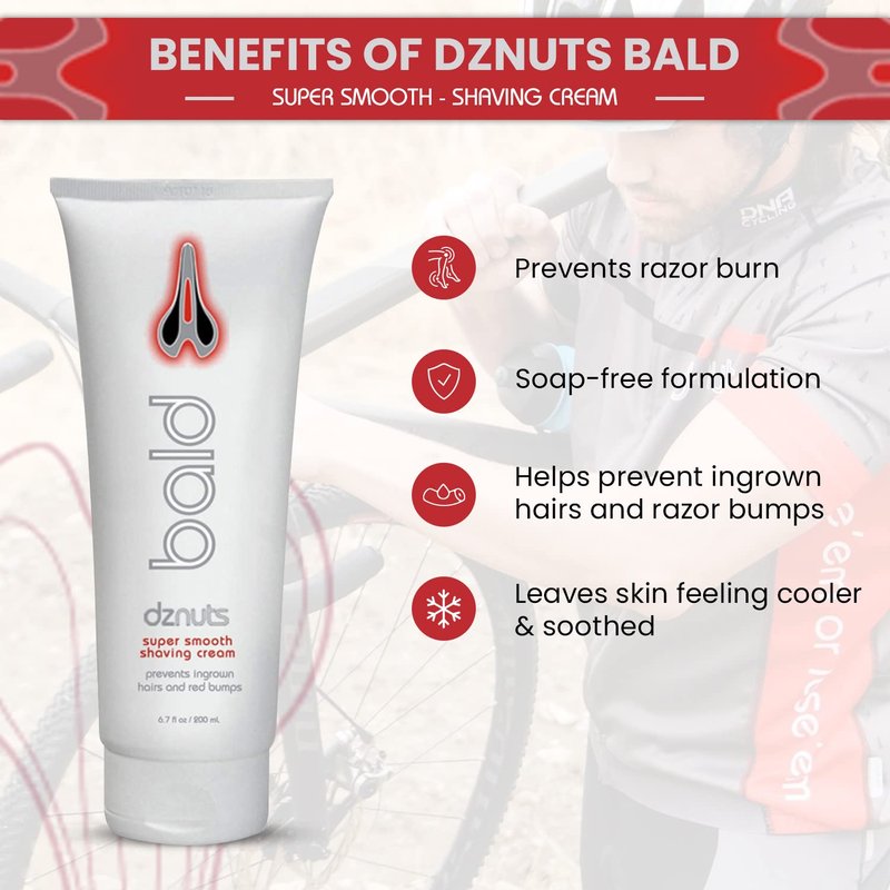 Bald Super Smooth Shaving Cream - Prevent Razor Burns & Ingrown Hairs | 6.7 fl. oz, 2 Pack