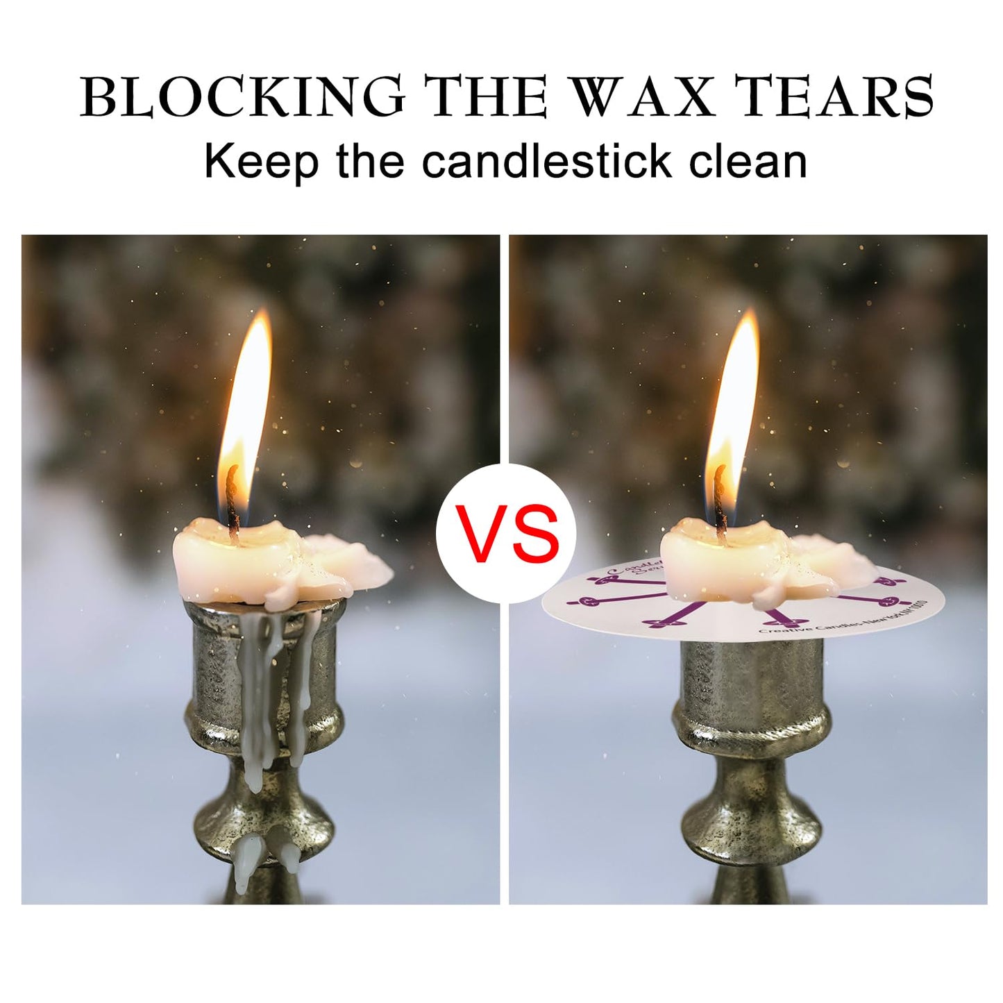 Wfmolcand 200 White Taper Candles with Drip Protectors Smokeless and Unscented 4.7'' H X 0.47'' D- Handheld Drip Guard,Church for Prayers, Vigil,Memorial Services, Religion,Shabbat, Prayer Candles