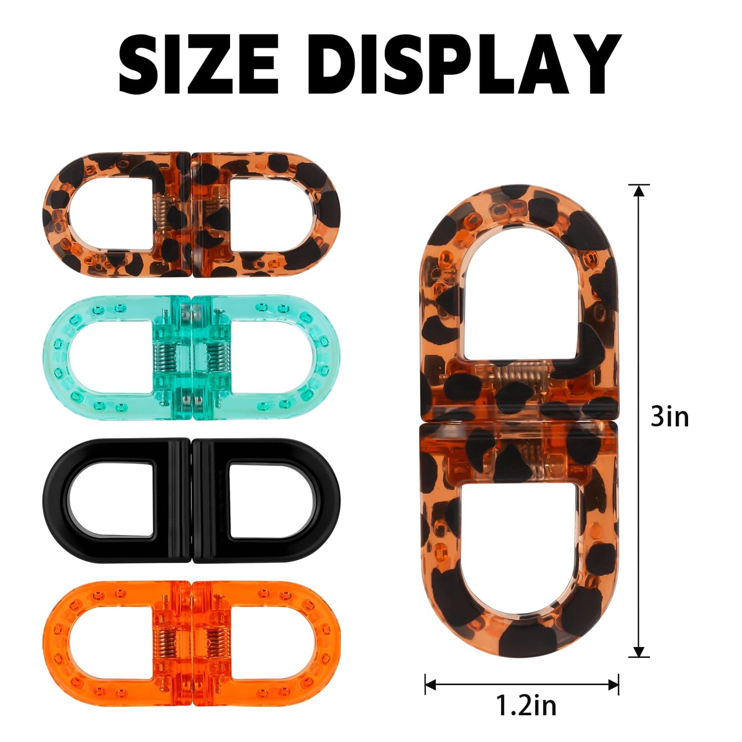 Magnetic Hair Clips, Strong Hold No-Slip Magnetic Hair Styling Clips, Clip No Crease Hair Types Strong Hold, Seamless 2-in-1 Design for Easy Everyday Hairstyles (New-4pcs)