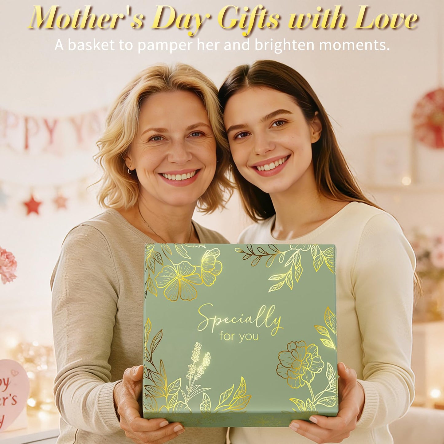 Self Care Gifts for Women Get Well Soon Gift Baskets, Mothers Day Birthday Gifts for Women Spa Care Package, Sympathy Inspirational Thinking of You Gift Set for Mom Her Wife Girlfriend Sister Friend