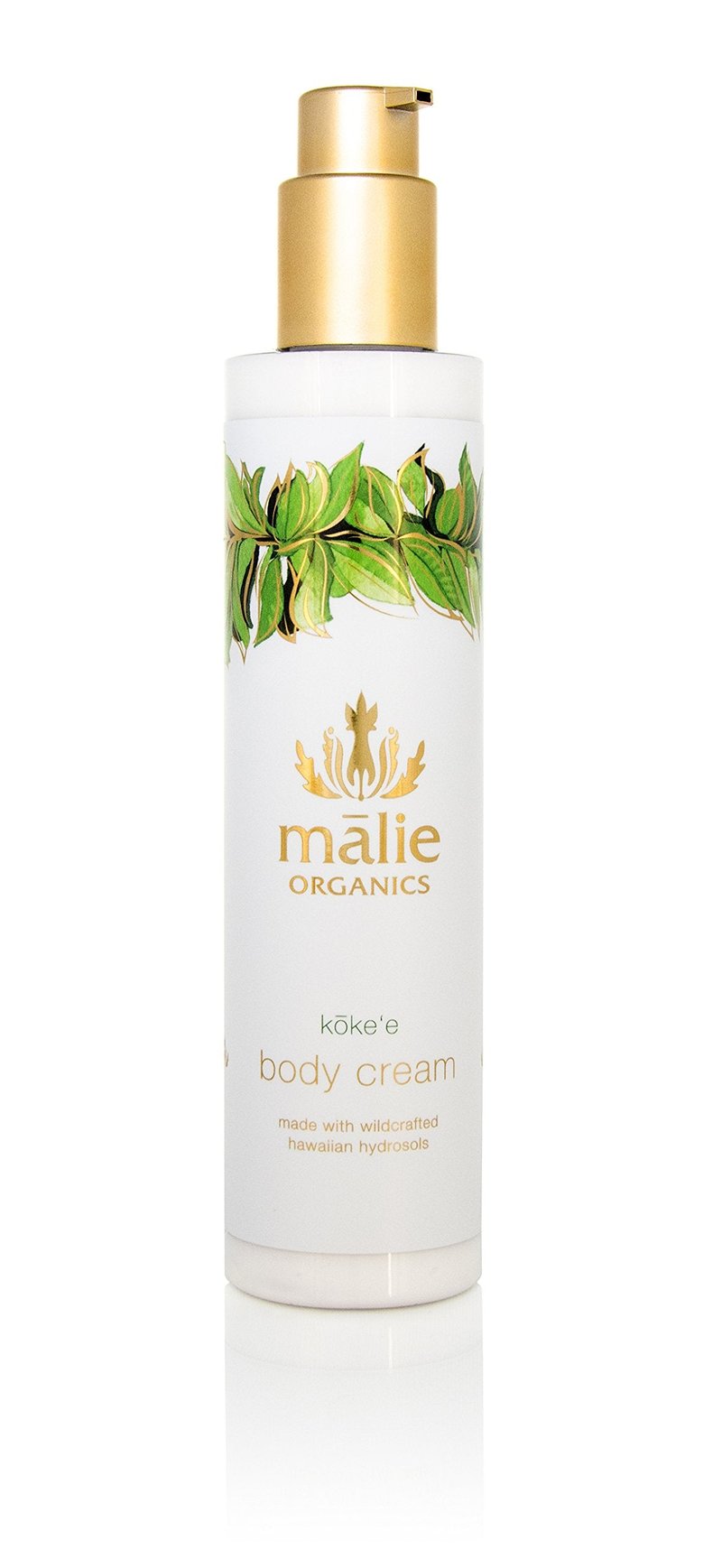 Mālie Organics Body Cream, Kōke‘e Scent, Deep Hydration, Coconut Oil + Kukui Nut Oil + Aloe + Chamomile, Vegan, 7.5 oz