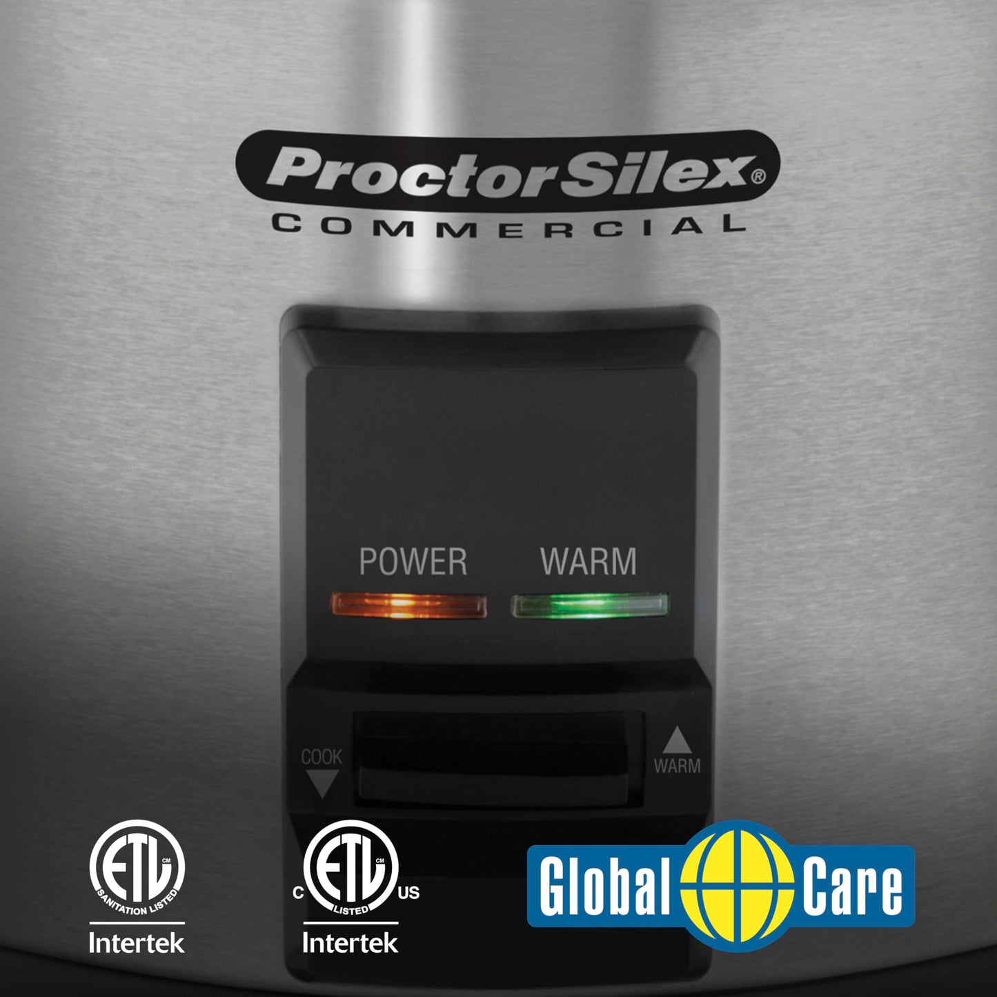Proctor Silex Commercial 37540 Rice Cooker/Warmer, 40 Cups Cooked Rice Capacity, Nonstick Inner Pot, Hinged Lid, Stainless Steel Housing, Conforms to NSF