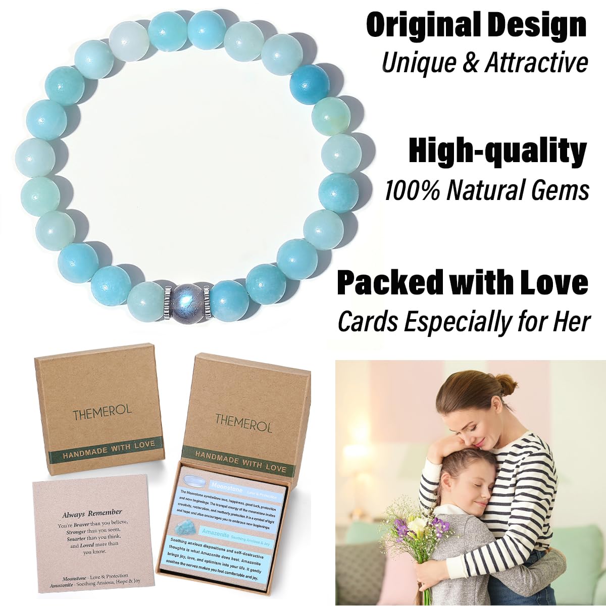 THEMEROL Gifts for Kids Birthday Gift Teen Girl Gifts Christmas Stocking Stuffers Trendy Stuff Bracelets Teenage Daughter 10 Year Old Ideas First Communion Gift for Girls Valentines Easter