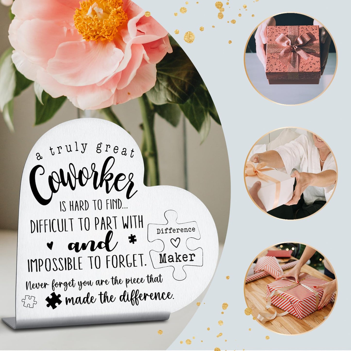 Coworkers Leaving Gifts, Farewell Going Away New Job Gifts Thank You Appreciation Gifts For Women, Coworker, Colleague, Decorative Signs Plaques GDW29