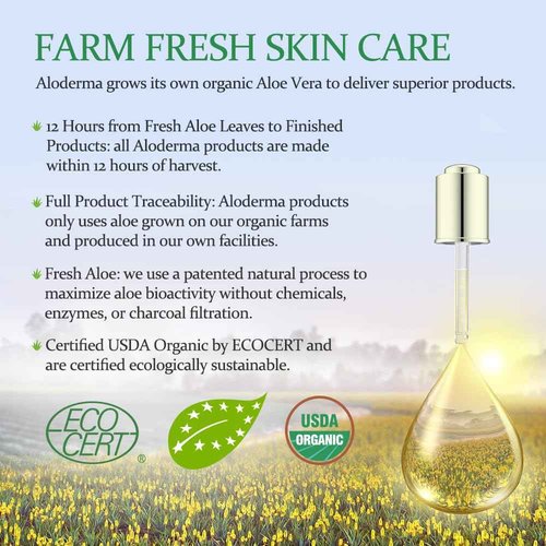 Aloderma Signature Aloe Firming & Rejuvenating Set - 6 Pieces - 114g Gel, Cleanser, Toner, Serum x 2pcs, Cream