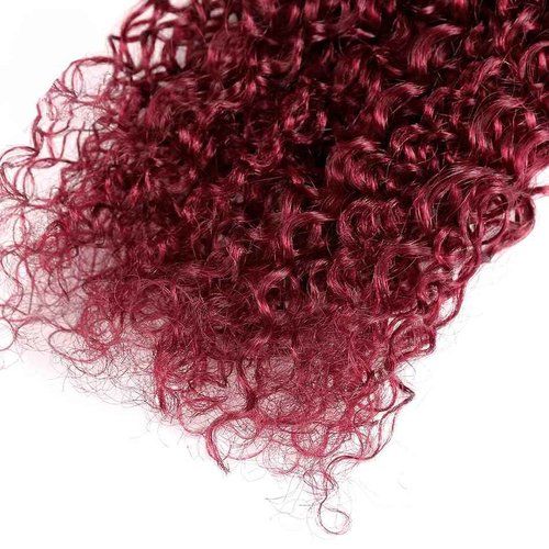 Giginger Burgundy 99J Water Wave Human Hair Bundles 22 24 26 inch Wine Red Human Hair Bundles Burgundy 100% Unprocessed Raw Quick Weave Hair for Black Women