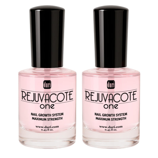 duri Rejuvacote 1 Nail Growth System - Original Maximum Strength Formula - Nail Strengthener and Nail Growth - Base and Top Coat - Pack of 2-0.45 fl. oz.
