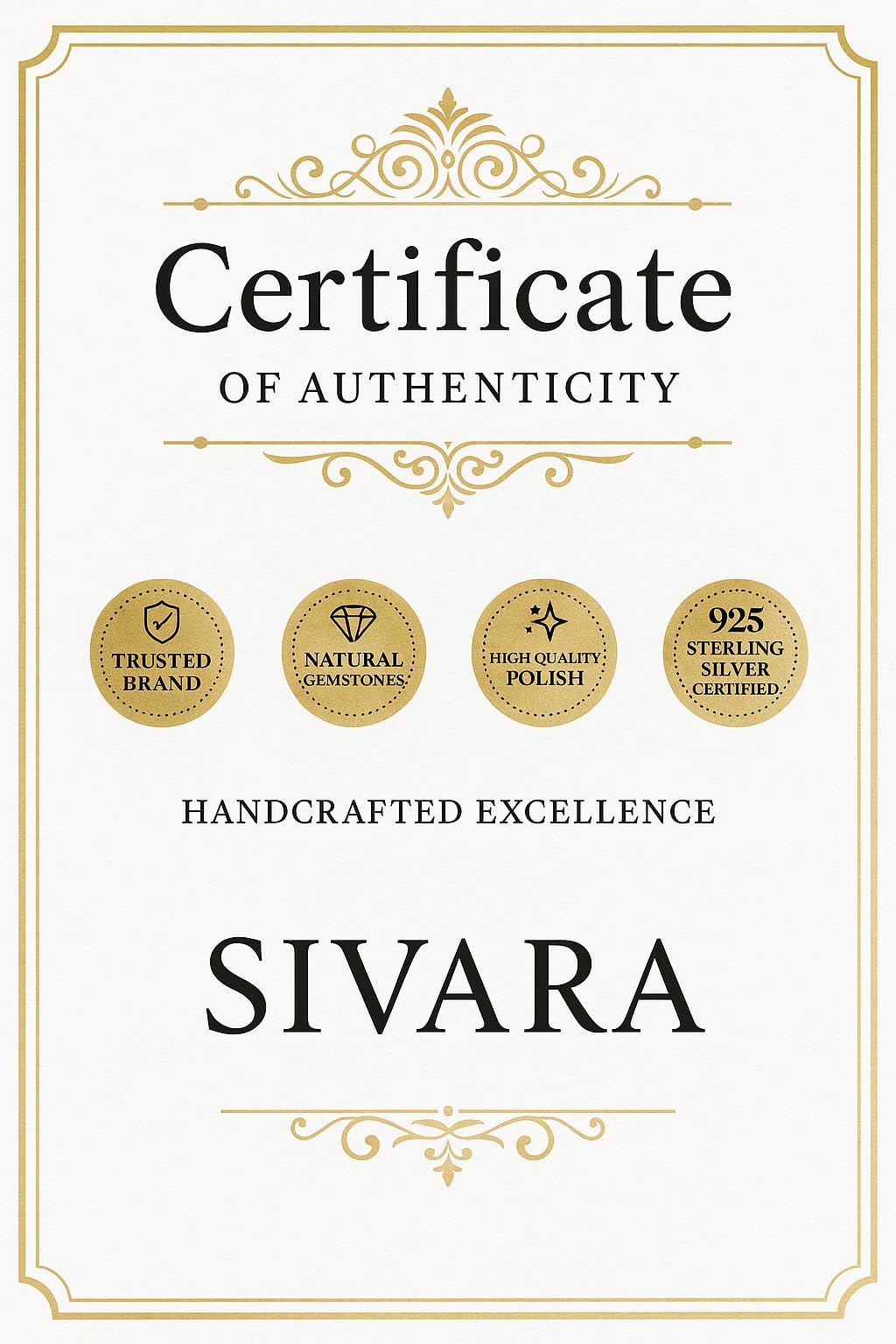 SIVARA 925 Sterling Silver Moonstone Pendant Necklace – June Birthstone Jewelry for Women – Handmade Spiritual Necklace