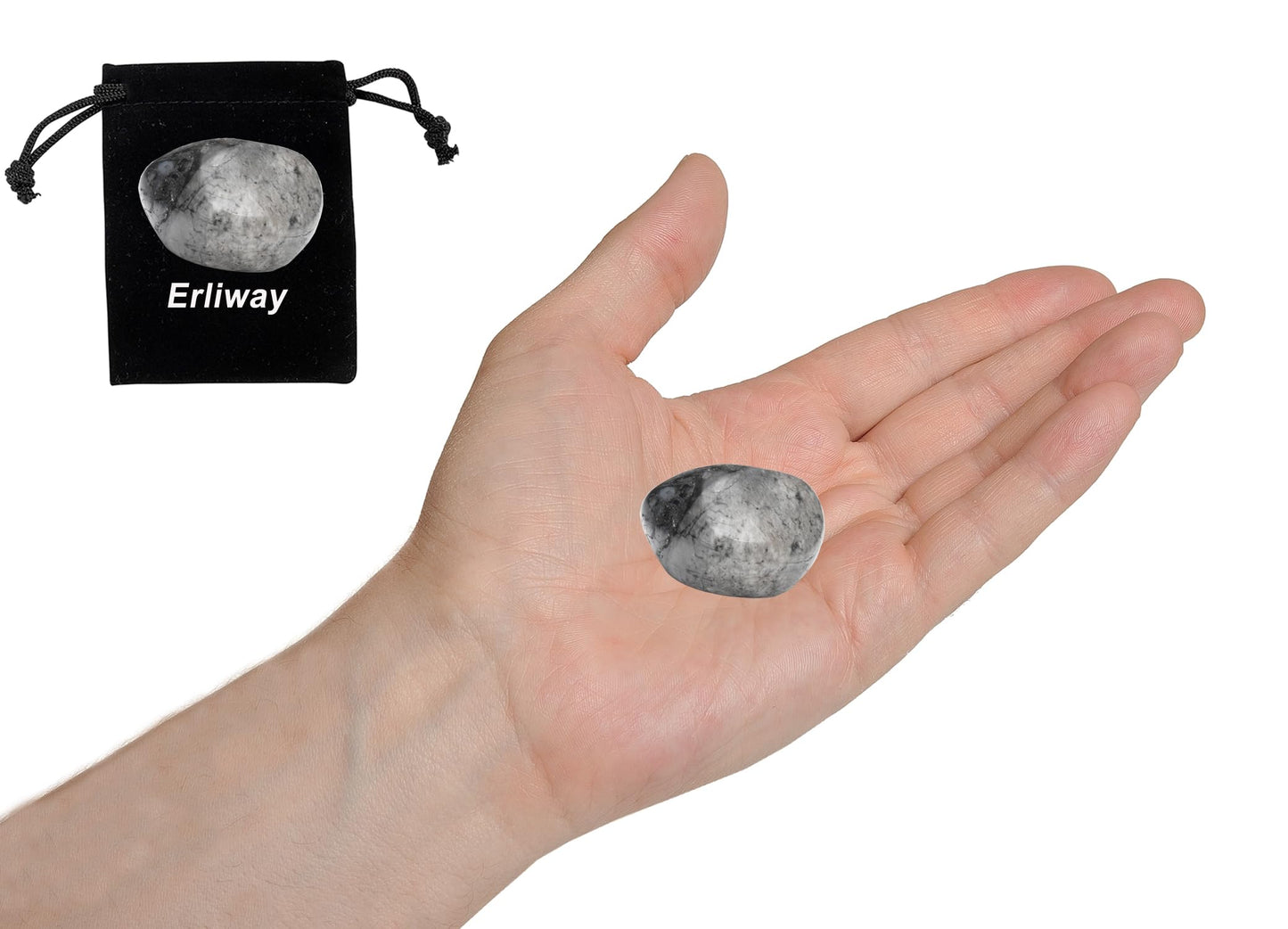 Moonstone Healing Crystal Stones, 1.25-2.0" Large Reiki Healing Gemstones Natural Tumbled Polished Stones for Energy Witchcraft Therapy Meditation