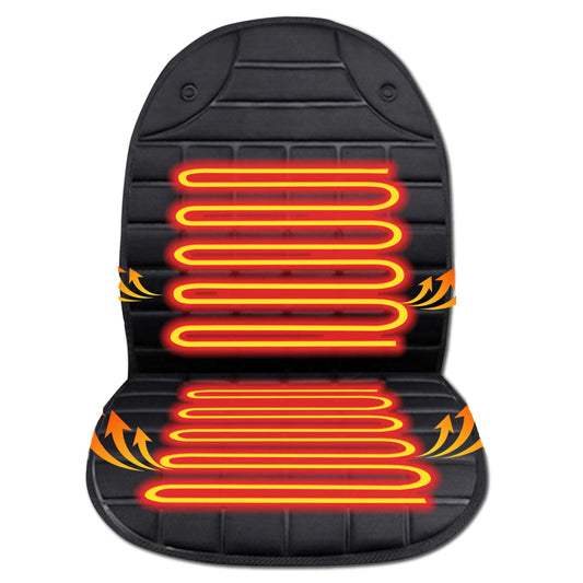 Teomi Heated Seat Covers, 2 Fast Heating Models Heated Seat Cushion Black