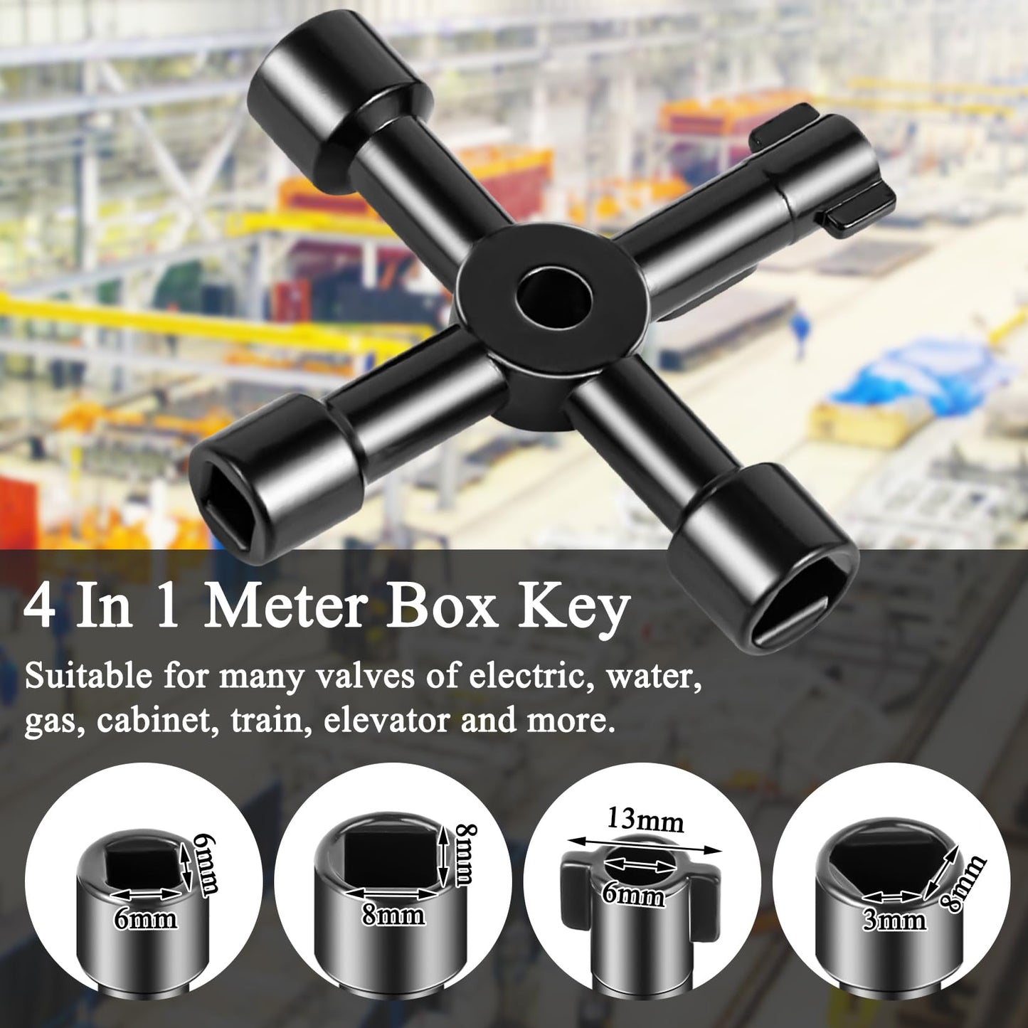 Ponpon Angle Stop Wrench Kit, Plumbing Tools, Angle-on Plumber Wrench for Quick And Hassle-Free Angle Stop And Supply Nut Installations(Green-A)