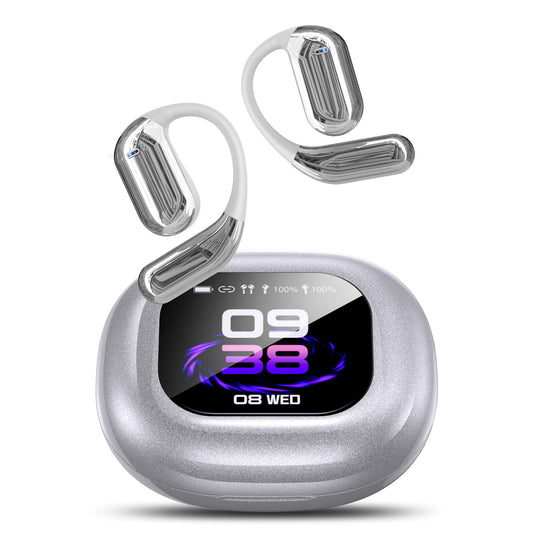 AI Translation Earbuds, Language Translator Earbuds Real Time for 144 Languages,audifonos traductores inglés español,Bluetooth 5.4 LCD Touch Screen Earphones,Ideal for Travel Business Learning