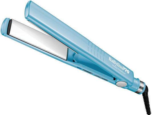 BabylissPRO Nano Titanium Specialty Ionic Hair Straightener, Professional Flat Iron For All Hair Types
