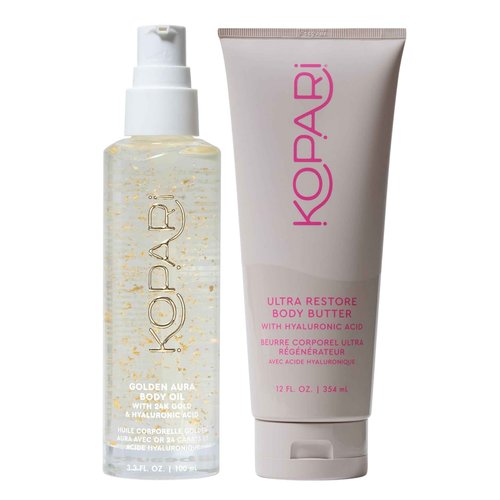 Kopari Jumbo Body Butter and Golden Aura Body Oil Bundle
