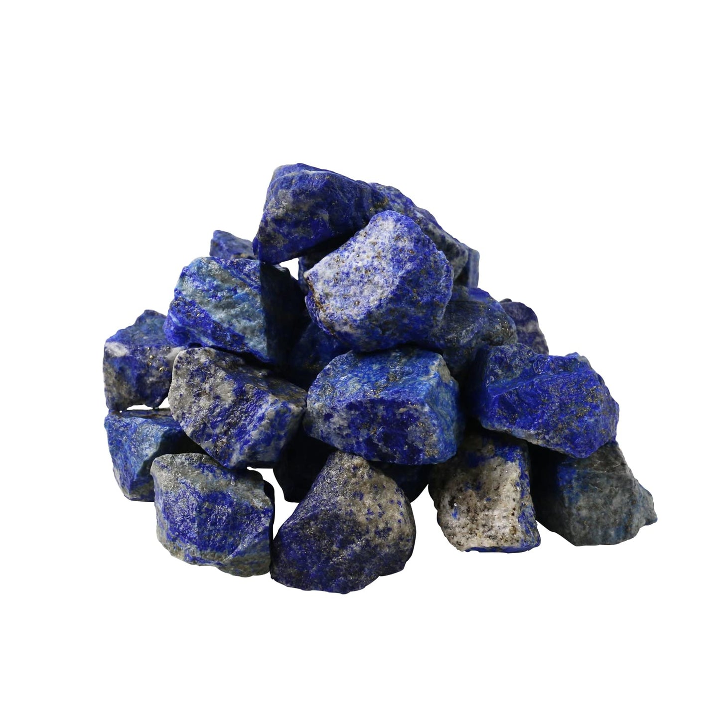 Nvzi Lapis Lazuli Crystal, Crystals and Healing Stones, Bulk Crystals, Rocks for Tumbling, Raw Crystals Bulk, Amathesis Crystal, Calcite Crystal for Decoration, Wicca, Reiki, Chakra and Energy(1LB)