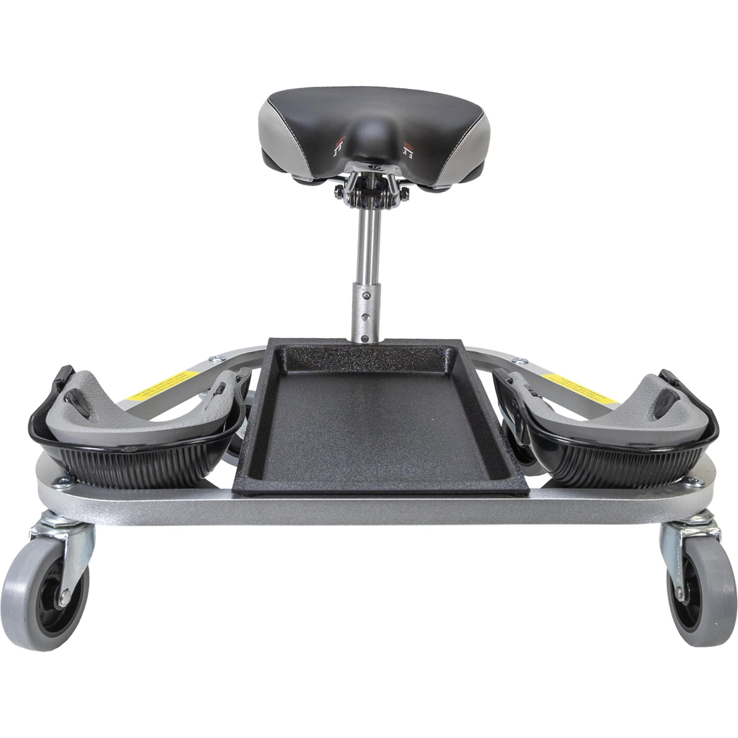 RACATAC Kneeling Sitting Creeper, 2 Inch Casters, Knee Pads, Adjustable Seat, Made in The USA, 01RAC