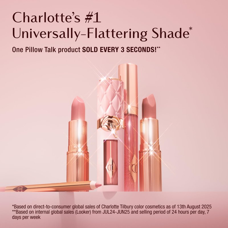 Charlotte Tilbury Matte Revolution Lipstick - Long Lasting, Matte Lipstick with Buildable Color & Lip-Loving Ingredients - Creamy, Easy to Blend Formula - Pillow Talk Medium