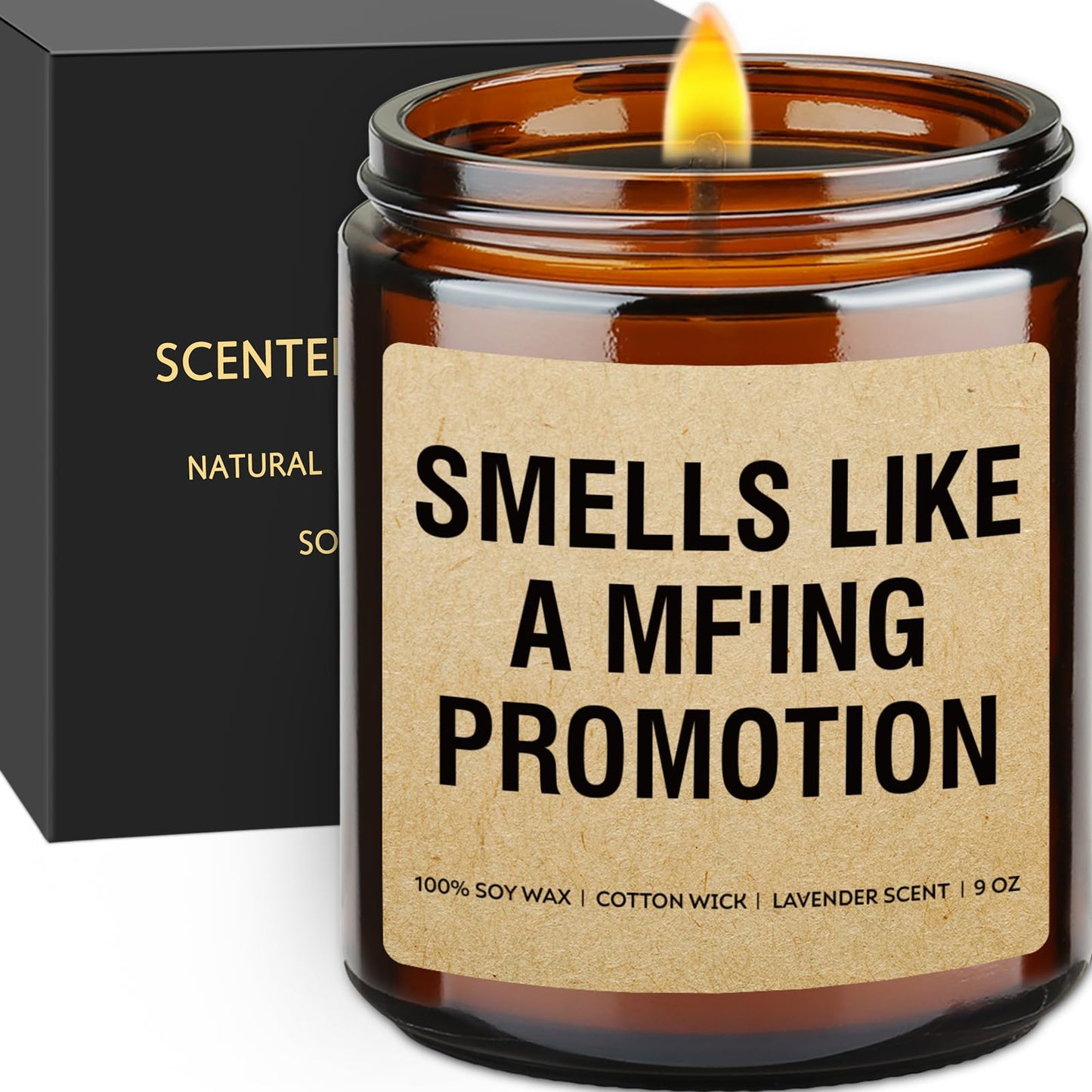 Promotion Gifts for Women, Men, Congratulations Gifts, Congrats New Job Gift, Work Celebration Gift, Job Promotion Present for Coworker, Friend, Boss, Him, HBESTIE Scented Candles