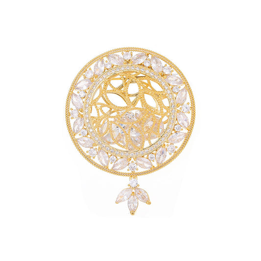 AILONMEI Elegant Pearl Flower Designer Brooch Pins Broches Costume Jewelry For Women Fashion Christmas Gift (Vintage Brooch)