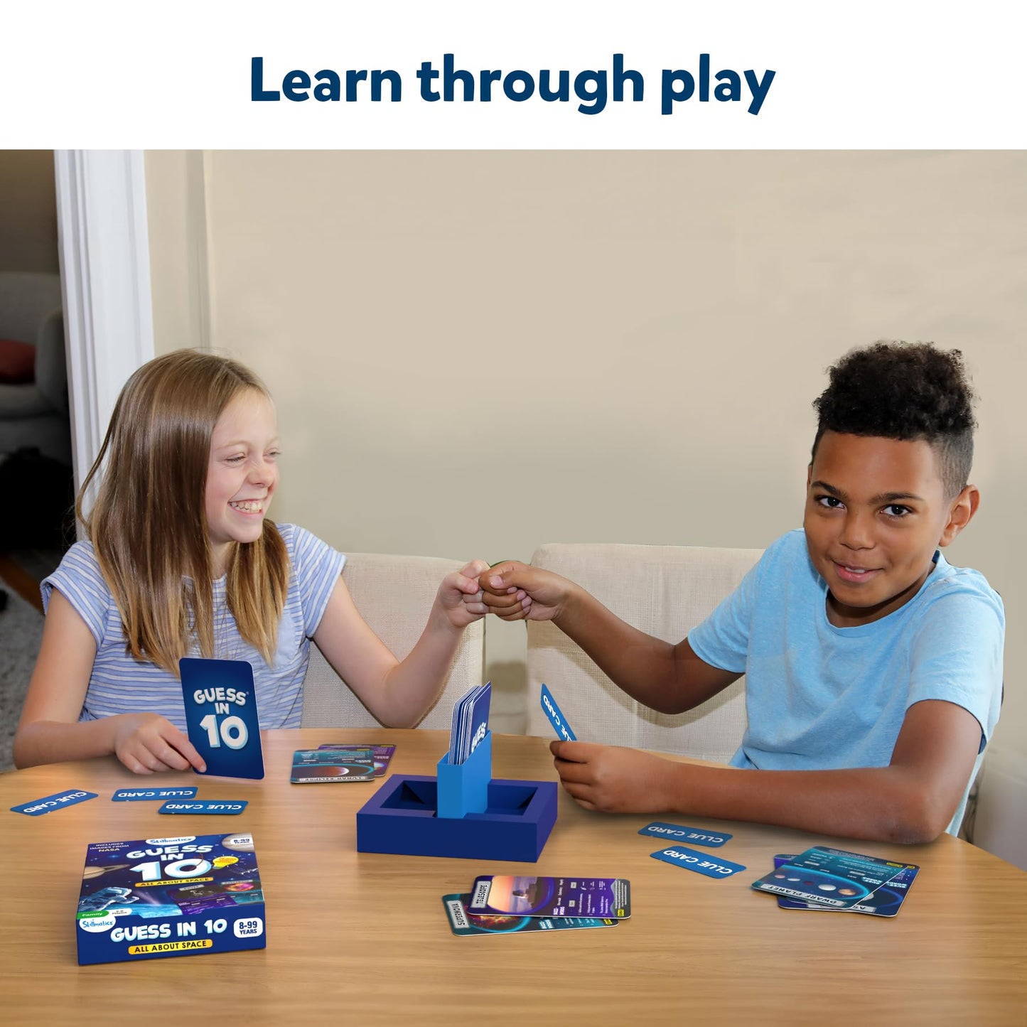 Skillmatics Guess in 10 NASA Space, Perfect for Boys, Girls, Kids & Families Who Love Card Games, Educational Toys, Travel Games, Gifts for Ages 8, 9, 10 and Up