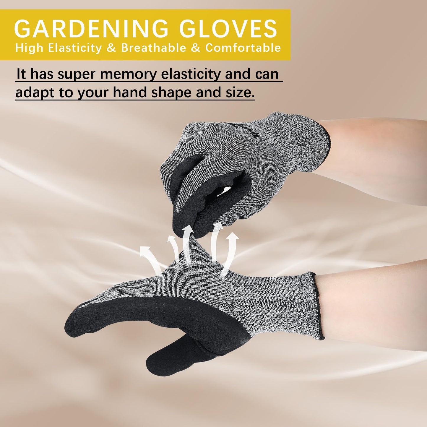 Trendara 24 Pairs gardening gloves guantes de trabajo para hombre work gloves with grip,Breathable latex dipped gloves,Superior to nitrile rubber,Suitable for weeding, construction, outdoor work