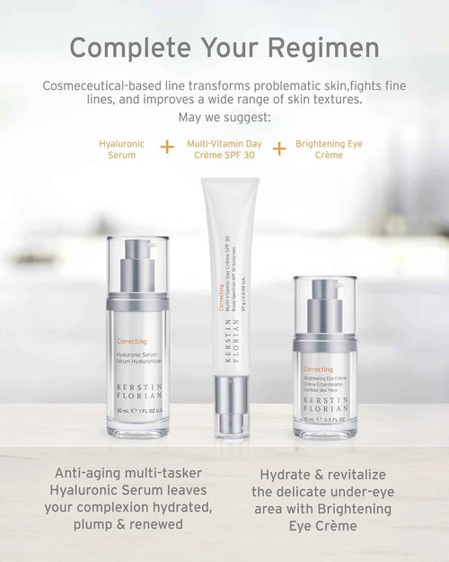 Kerstin Florian Multi Vitamin Day Creme SPF 30 | Daily Facial Moisturizer with Natural Zinc Oxide | Sunscreen with UVA and UVB Protection | Oil Free (2 oz)