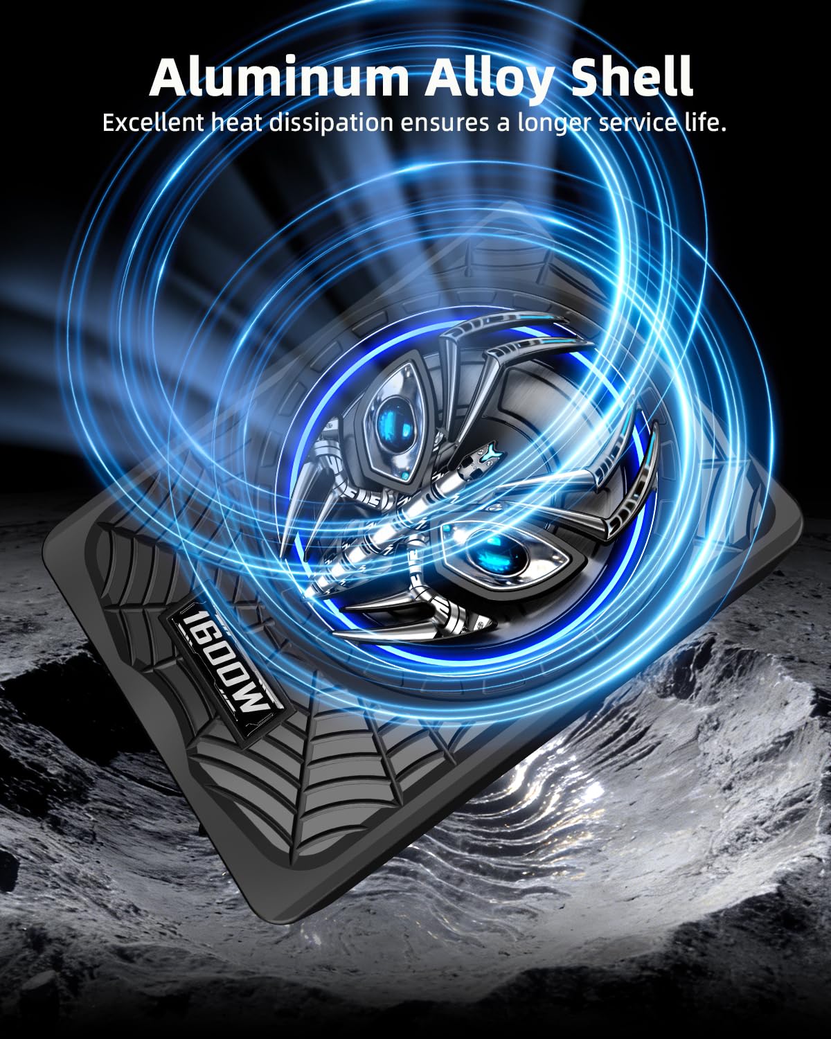 TZGBASS 2026 Upgraded 1600W Slim Underseat Car Subwoofer and Amp Package, Powered Subwoofer with Built-in Amp, Subsonic Deep Bass, LED Ambient Light Switch, Class D Car Subwoofer for Truck/SUV/Sedan