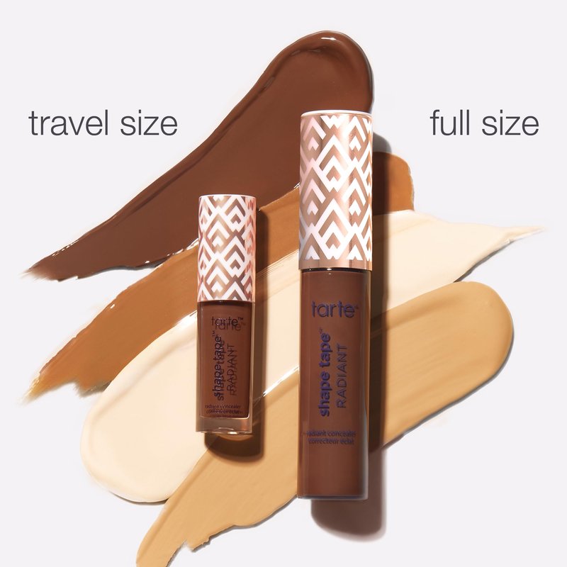 tarte shape tape radiant concealer – Medium-Coverage, Hydrating Finish Under Eye Concealer for Dark Circles, Redness & Discoloration, Vegan, Cruelty-Free, full size, 20S light sand