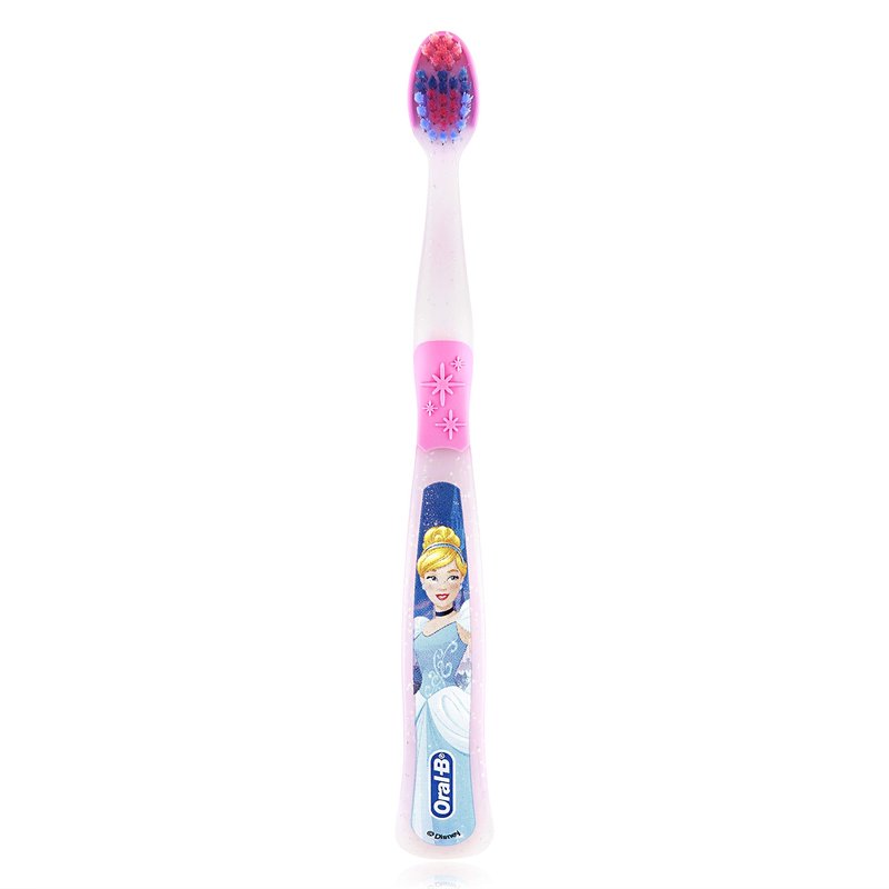 Oral-B New Princess Toothbrush for Little Girls, Children 3+, Extra Soft, Characters Vary - Pack of 6 (Characters Vary)