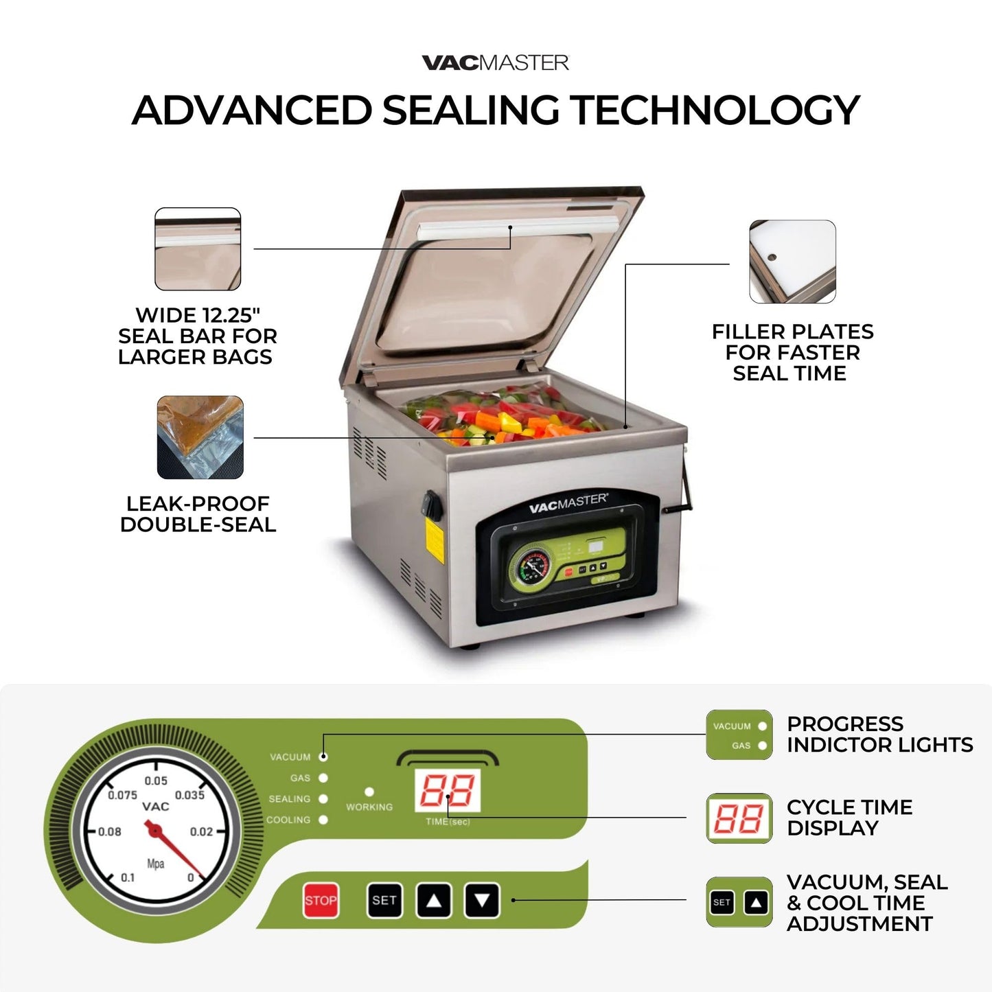 Vacmaster VP230 Chamber Vacuum Sealer