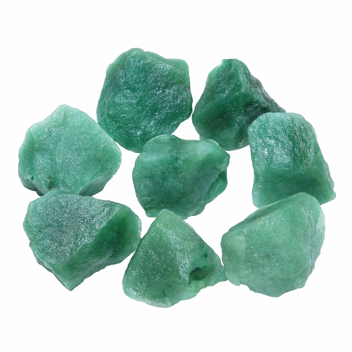 Nvzi Green Aventurine Crystals, Bulk Crystals, Crystals and Healing Stones, Rocks for Tumbling, Amathesis Crystal, Raw Crystals Bulk, Calcite Crystal for Decoration, Wicca, Reiki, Chakra(1LB)