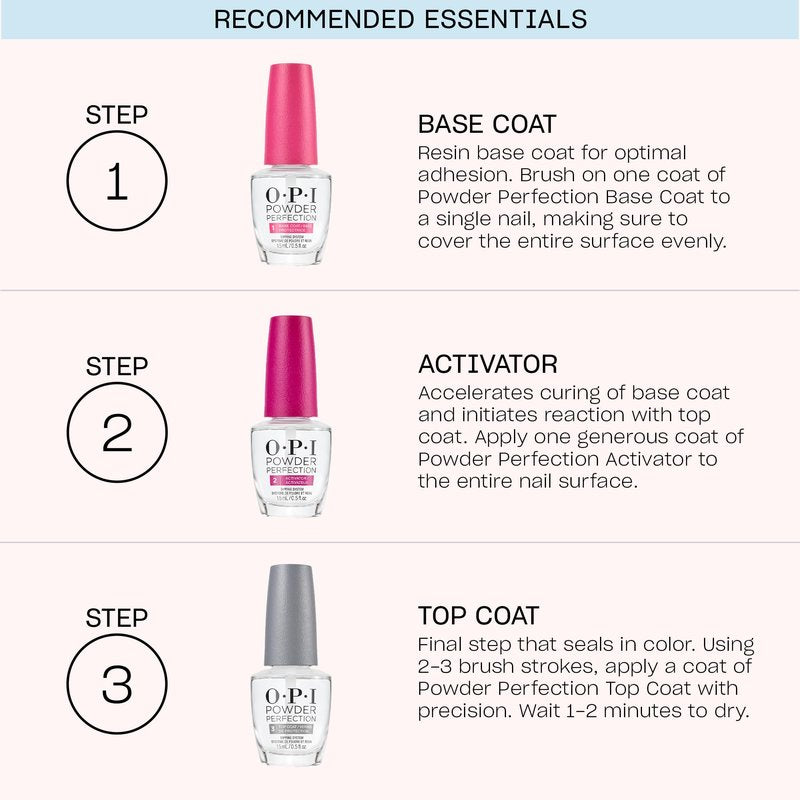 OPI Powder Perfection Suzi Talks with Her Hands | Opaque Muted Gray Crème Nail Dipping Powder | Muse of Milan Collection