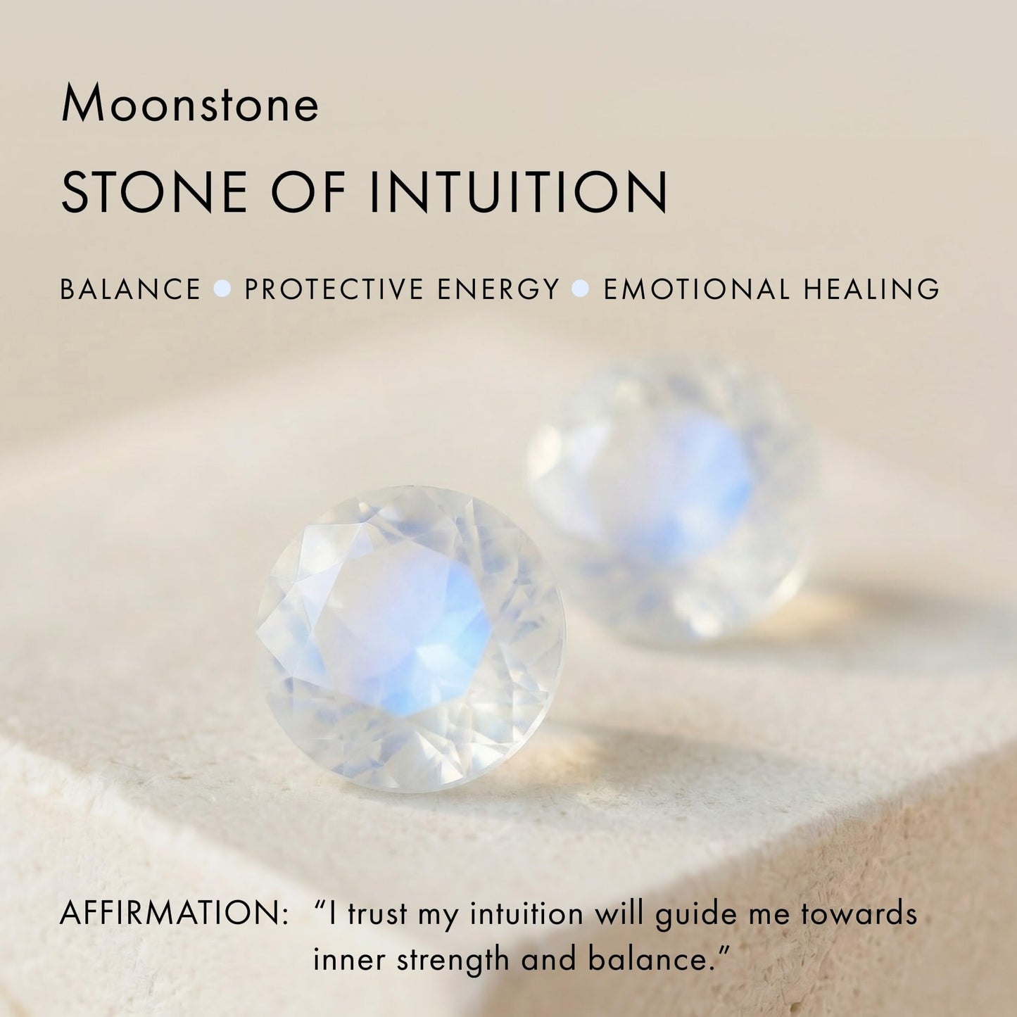 Moon Magic - Authentic Moonstone Necklace for Women | Onyx, Black Obsidian Necklaces/Real 925 Sterling Silver/18k Rose and Yellow Gold Enchanted Crystal Necklace for Women | Genuine Gemstone Jewelry