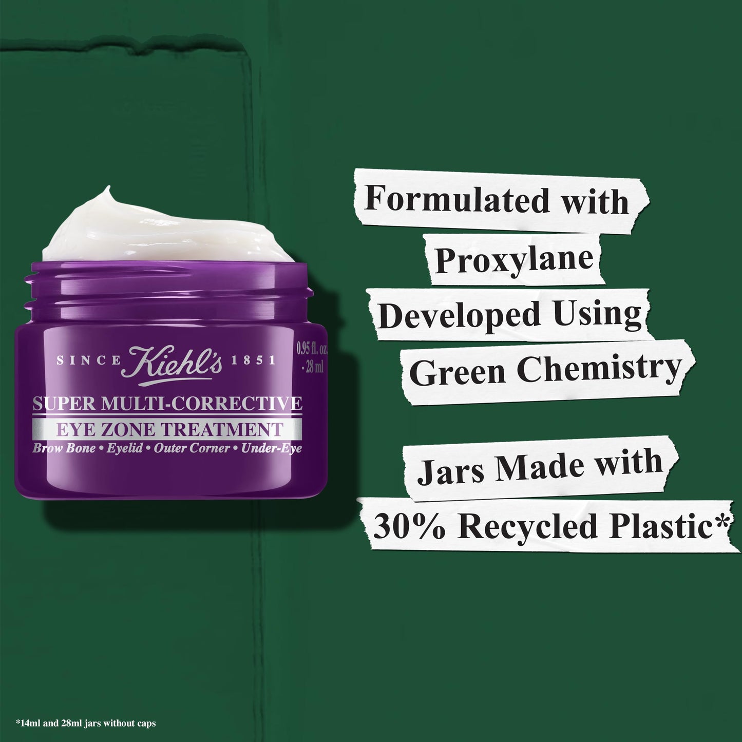 Kiehl's Super-Multi Corrective Anti-Aging Eye Cream, with Niacinamide and Collagen Peptide, Visibly Lifts Brow Bone, Reduces Crow's Feet, Fine Lines & Wrinkles, De-Puffs Undereye Bags, Non-Greasy