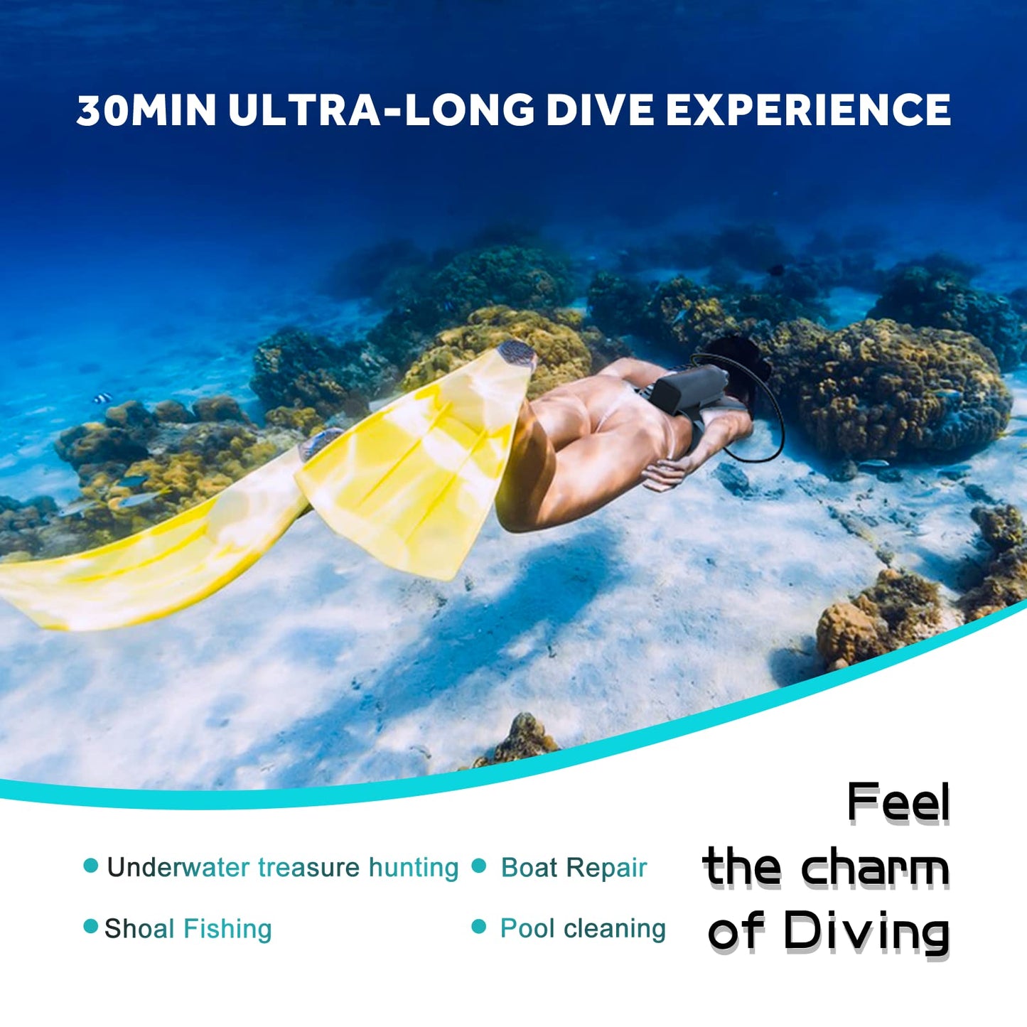 CHIKADIV Mini Scuba Tank 1.9l Lung Tank Scuba Tank for Adult Dive Portable Scuba Diving Tank for Underwater Entertainment, Emergency Rescue A Green