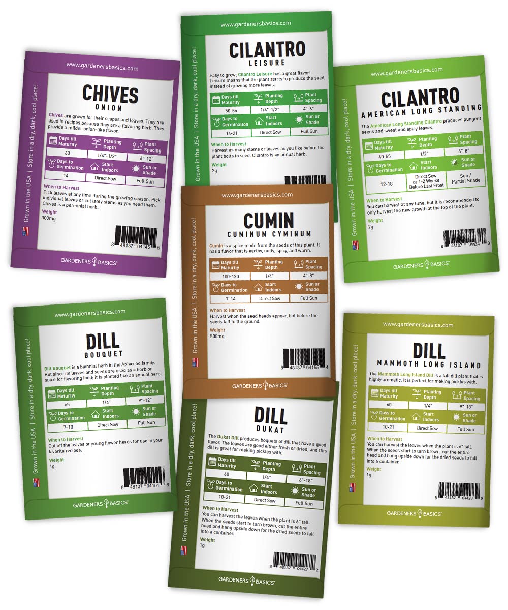 35 Medicinal Herb Seeds Variety Pack – Heirloom Non-GMO Healing & Culinary Herbs for Planting – Apothecary, Tea & Homestead Garden Kit