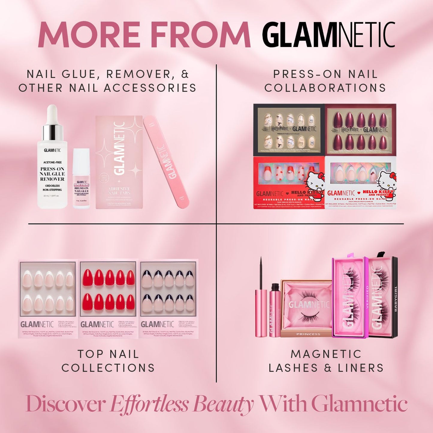 Glamnetic Press On Nails - Into Blue | Glazed Short Oval Fake Nails with Periwinkle French Tips, Salon Quality Summer Nails | 15 Sizes - 30 Nail Kit with Glue
