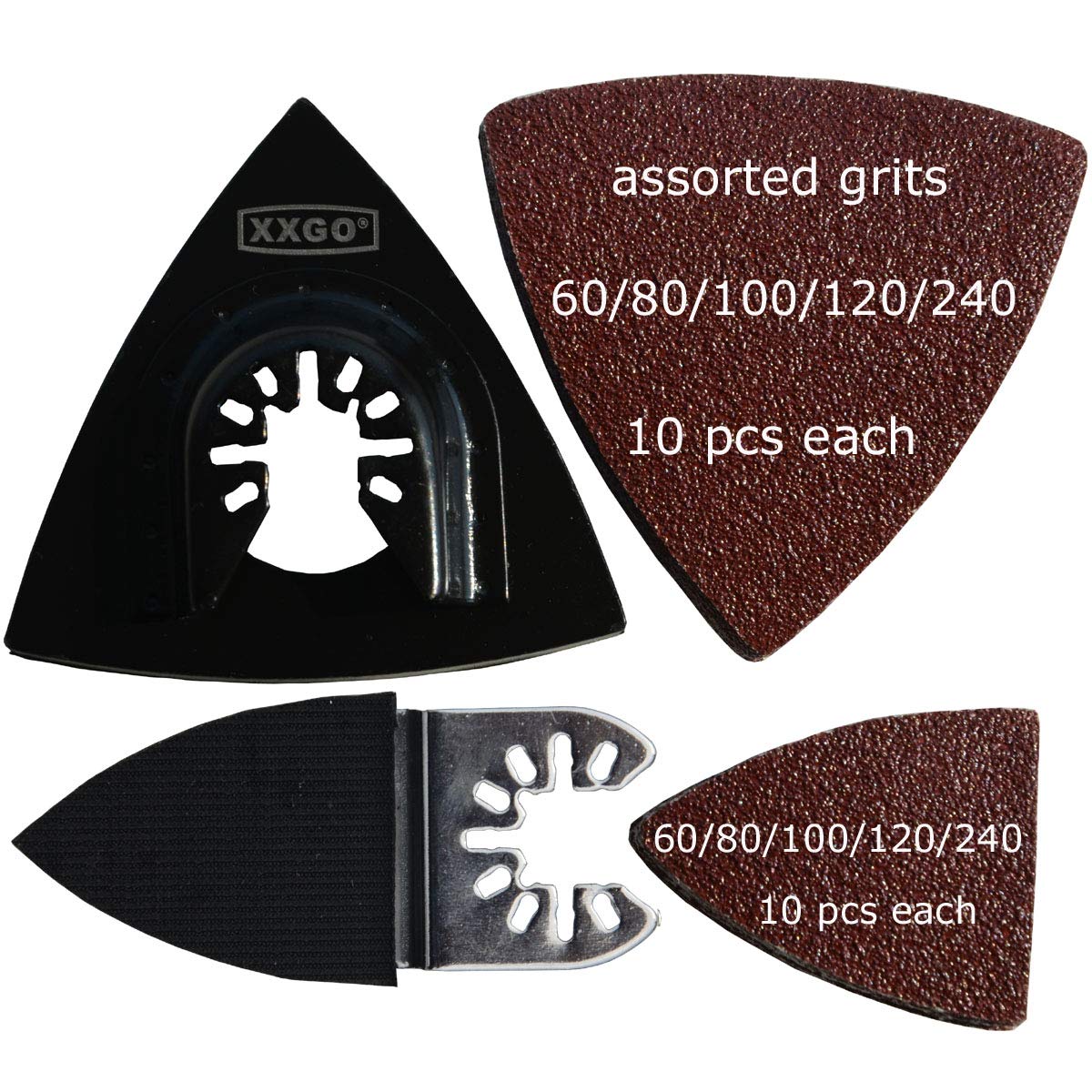 XXGO 120 Pcs Oscillating Multi Tool Accessories Kits XG1201