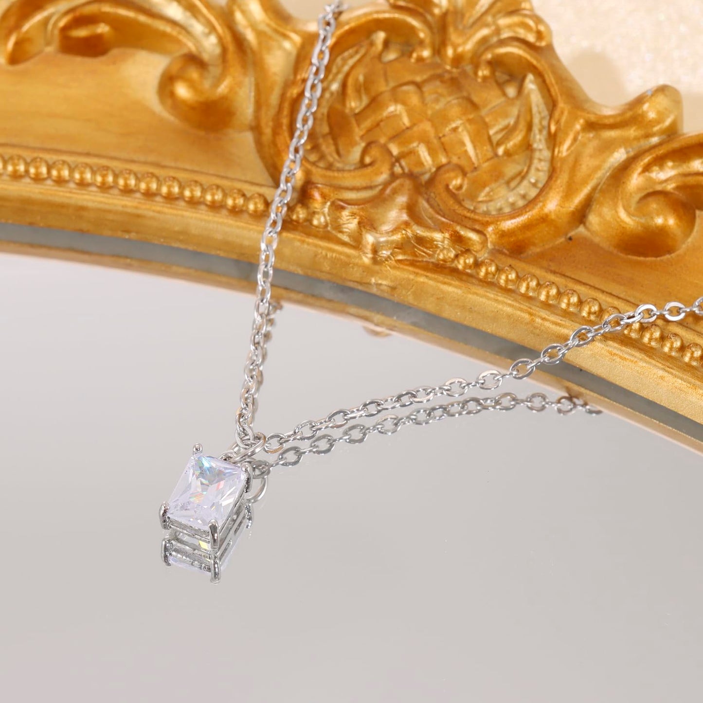 Kivosliviz Moonstone Necklace for Women Her Friends Couple Mom New Beginnings Jewelry Healing Crystal Necklace