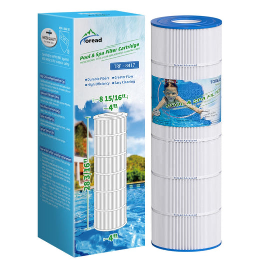 TOREAD Pool Replacement Filter for PA175, Hayward CX1750RE, C1750, Unicel C-8417, Filbur FC-1294, 25230-0175S, 817-0175P, Aladdin 27501, L x OD: 28 3/16" x8 15/16"