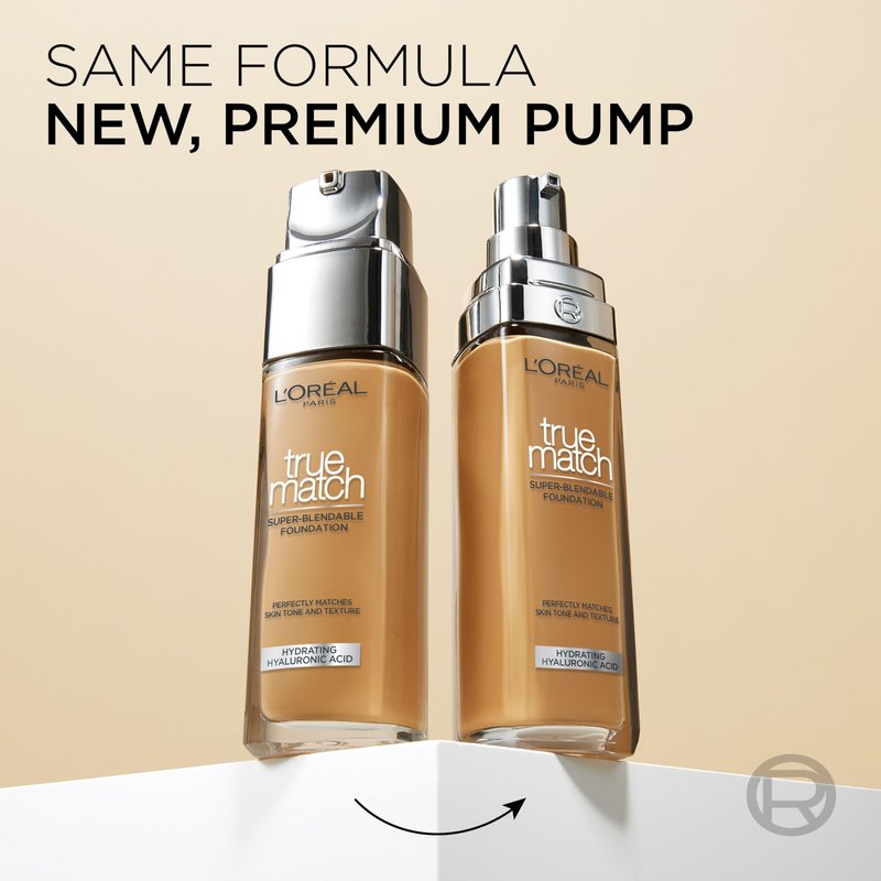 L'Oreal Paris New True Match Foundation 30ml - 6.N Honey