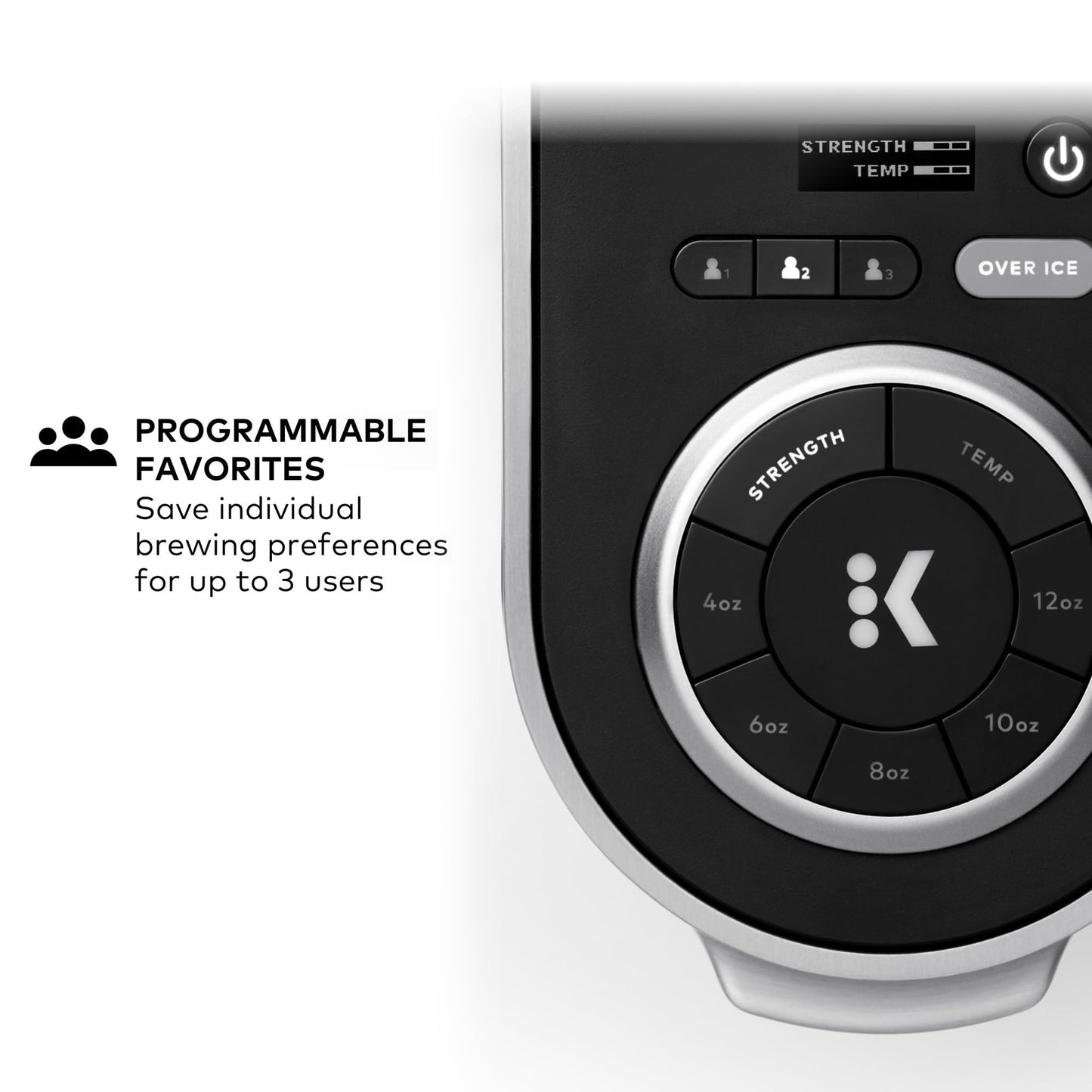 Keurig K-Supreme Plus Single Serve K-Cup Pod Coffee Maker, MultiStream Technology, Customizable Strength and Temperature Settings, Programmable, 78oz Removable Reservoir, Stainless Steel