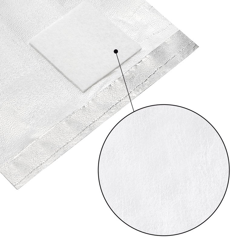 ZEAYEA 800 Pcs Nail Polish Remover Foil Wraps, Lint Free Nail Foil Wraps Soak Off Cotton Pads, Gel Nails Polish Wrap Removal Tool for Salon and Home Use