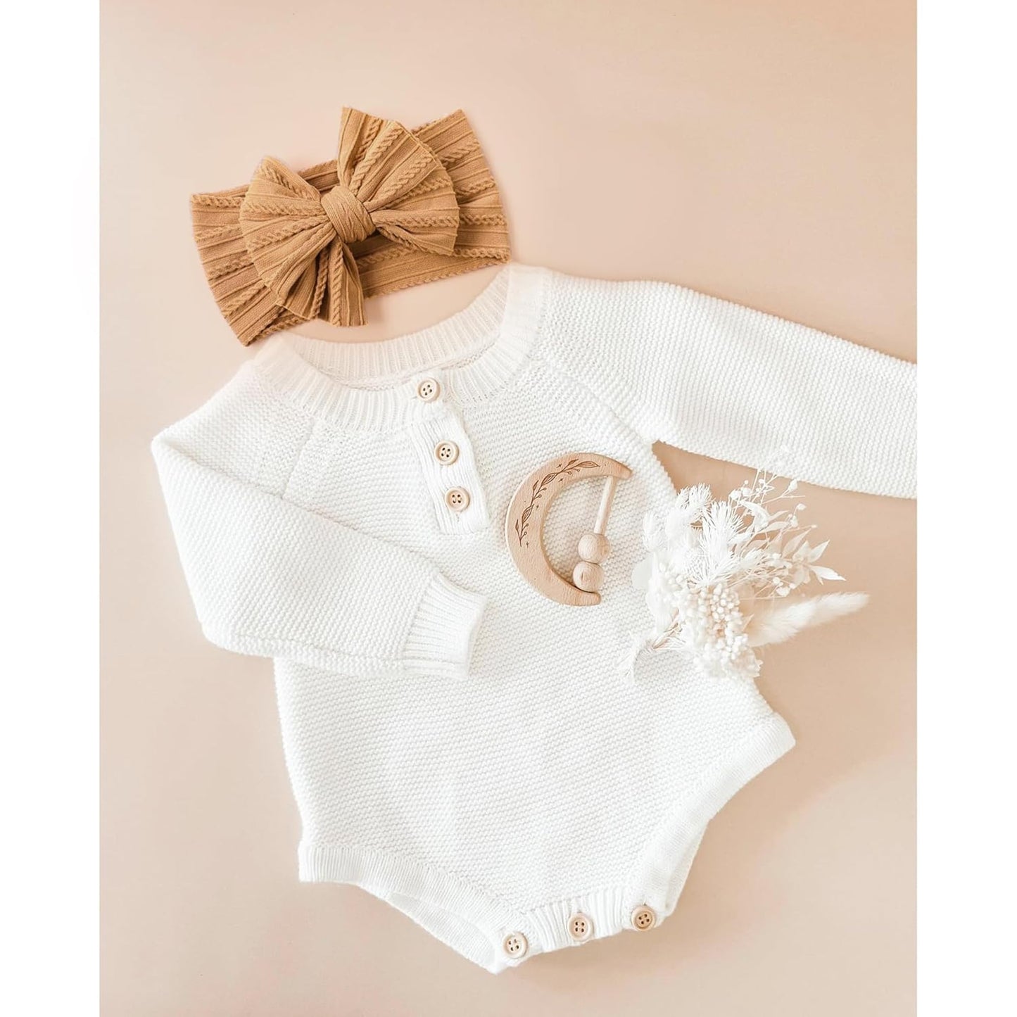 Niceye Handmade Baby Headbands Soft Stretchy Nylon Hair Bands with Bows for Newborn Infant Baby Toddler Girls