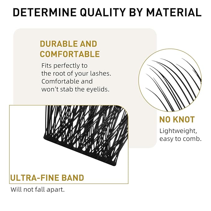 Lash Clusters B02 D Curl 14mm DIY Eyelash Extensions C D Curl B&Qaugen Mega Volume Individual Lashes Eyelash Clusters Extensions Individual Lashes Cluster DIY at Home 72 Clusters Lashes (NM-D-14mm)