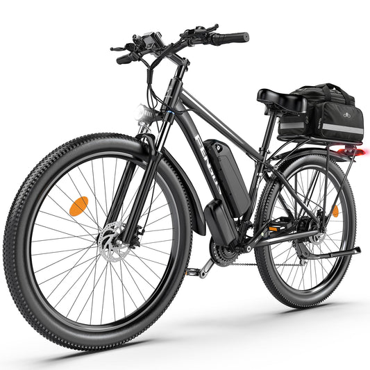 2000W Ebike for Adults, 80 Mile 32MPH Electric Mountain Bike, 48V 840WH Aluminum Electric Bicycle, 21-Speed Gears E Bike, Dual Disc Brakes with Brake Taillight, 27.5" Tire, Front Dual Suspension