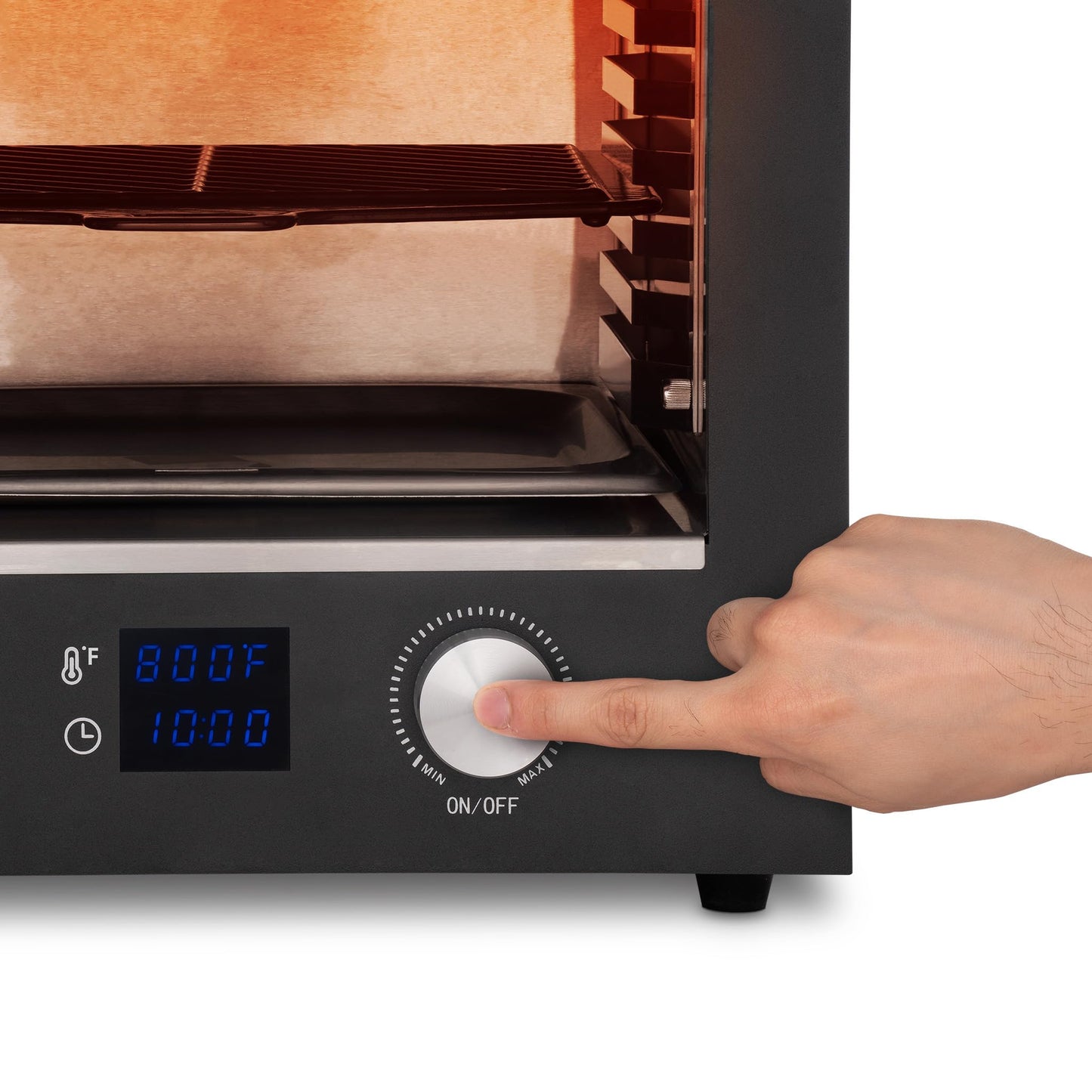 Luma® by Newair Electric Grill for Steaks | 1450°F Infrared Indoor Smoker with Cool-Touch Exterior | Portable Countertop BBQ Grill for Kitchen or Patio