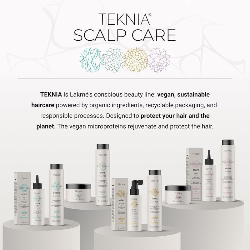 Lakmé Teknia Scalp Care Relief Serum - Soothing Dry Scalp Treatment | 5.1 Fl Oz